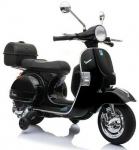Elektrinis motoroleris vaikams Vespa, juodas