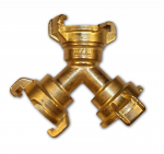 Tri&scaron;akis žarnų jungtuvas Bradas IMITATE, žalvaris