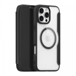 Dux Ducis Skin X Pro Apple iPhone 16 Pro with MagSafe and Flip Cover - dėklas telefonui juodos spalvos