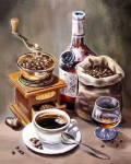 Hobilt Coffee Time Deimantinio Paveikslo komplektas CS2553