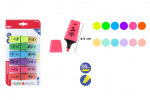 Markerių rinkinys 12 vnt. Fluo ir pastelinių spalvų
