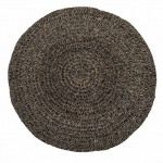 Bazaar Kilimas, jūros žolė, 1.5x1.5x0.02 m, juodas