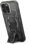 Skinarma dėklas Helio Apple iPhone 16 Pro 6.3" Magnetic Charging + Grip Stand juodos spalvos