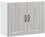 Sieninė virtuvės spinta "Lucca" Pilka Sonoma Engineered Wood
