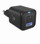 Icy Box IB-PS1020-PD USB įkroviklis 20W, 1x Type-C, 1x Type-A