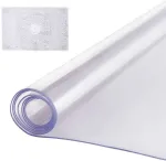 Skaidri PVC stalo apsauga, 102 x 203 cm, Patvari, Lengvai valoma, Neslidi