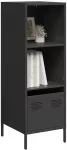 Highboard Juodas 35x39x103,5 cm Plienas