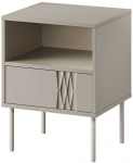 Cama Meble Bedside table 2 pcs. TRESSE 44x40x53 cashmere matt