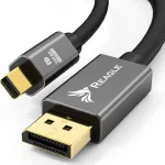 Kabelis Reagle DisplayPort Mini - DisplayPort 1,5 m, sidabrinės spalvos