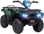 Homcom Elektrinis vaiki&scaron;kas keturratis motociklas, su &scaron;viesos diodais ir muzika, skirtas vaikams nuo 3 metų, vaiki&scaron;kas motociklas, juodas+žalias, 88 x 45 x 50 cm