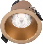 6W LED įleidžiamas &scaron;viestuvas PT 09, matinės aukso sp., 3000K, IP44