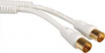 Triton TV antenos kabelis 100dB M/F, baltas, 2,0m