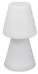 0,5W LED įkraunamas &scaron;viestuvas LOLA 45, baltas, 6000K/RGB, IP54, su USB jungtimi, dimeriuojamas