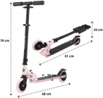 Paspirtukas HyperMotion Willy pink