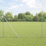 Heksagoninė tvora Sidabro 1,5 x 50 m Galvanizuotas plienas