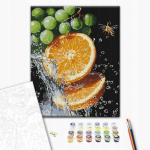 BRUSHME dažai pagal skaičius, 40x50 cm, sultingas derinys, 1 vnt., dėžutėje