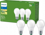 Signify &bdquo;Philips Classic LED-A-Label&ldquo; lempa 60 W E27 matinė &scaron;ilta lemputė, 3 vnt. pakuotėje