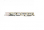VAG AUDI Q3 2012-2016 2.0TDI bagažinės emblema chromo spalvos originali 8E0853743E2ZZ