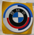 BMW 50 metų M variklio dangčio ženkliukas F40 G80 G82 G83 Heritage 51117886545 originalus