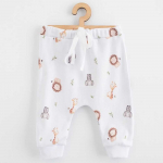 Vaiki&scaron;kos medvilninės sportinės kelnės New Baby For Baby safari, 62 (3-6 mėn.)