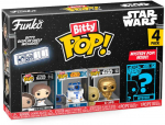 Funko Blister 4 figures Bitty POP Sar Wars Leia