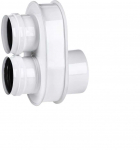 Poujoulat 80/125 skirstytuvas 2x80 baltas
