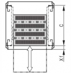 SCHROFF Varistar 19'' lentyna, teleskopinė, 30 kg, RAL 7035, sutrumpinta, 600W 700D