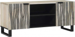 TV staliukas TV vienetai Balta 105 x 33 x 46 cm Apdirbta mediena