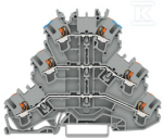 Wago 3 auk&scaron;tų jungtis K/K/N, 2,5MM2 2202-3203 SZ