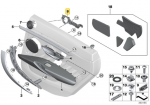 Originalus BMW F36 Gran Coup&eacute; Adapterių durų apdailos panelės de&scaron;inė OEM 51447342190