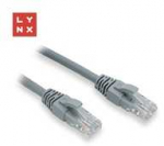 LYNX UTP jungiamasis kabelis Cat6, PVC, 5m, pilkas