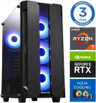 Stacionarus kompiuteris INTOP AQUA Ryzen 7 7700X 64GB DDR5 2TB SSD M.2 NVME RTX5050 8GB no-OS (RW59786)