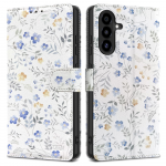 Tech-Protect Wallet dėklas skirtas Samsung Galaxy A26 5G / A17 4G / 5G - Daisies with Leaves