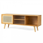 Bonideco Select TV staliukas 120,5x31x45,5cm., &scaron;viesiai rudos spalvos
