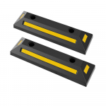 Bonideco Select Rinkinys i&scaron; 2 parkavimo barjerų 54,5x16x9cm., juodos/geltonos spalvos