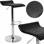 Juoda pasukama baro kėdė Porti, reguliuojamas auk&scaron;tis, 360&deg; sukimasis, virtuvės baro kėdė, pusbario kėdė, valgomojo baro kėdė, auk&scaron;tesnė baro kėdė