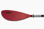 Irklas baidarei AMBER K-1, 225 cm, 60 laipsn., Asymmetric, Fixed shaft, PP/Dural, Raudona