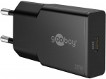 Goobay USB-C&trade; PD GaN plonas greitasis įkroviklis (25 W)