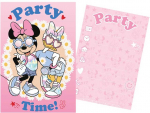 Rappa Minnie Party Set 5 Invitations + 5 Envelopes