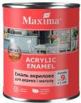 Akrilinė emalė MAXIMA, pelenų, 2.3 l