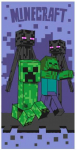 Brandmac Minecraft Sketch Mobs vonios rank&scaron;luostis, paplūdimio rank&scaron;luostis 70x140cm