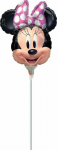 AMSCAN folijos balionas lazdelei - Minnie Mouse - cm universalus (46104-uniw) - 46104-uniw