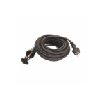 1-vietis ilgintuvas su įžeminimu 1-viet./3x1.5mm/15m guminis/juodas
