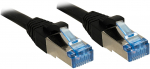 Tinklo Kabelis - LINDY Cat.6A S/FTP LSZH Tinklo Kabelis, RJ45, M/M, 500MHz, 7.5 m, Juodas