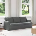 Sofa Tamsiai pilka 142 x 80 x 85 cm Metalas