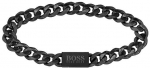 Hugo Boss Modern Juodas Steel Chain Link Bracelet 1580145