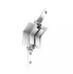 Užglaistomo magnetinės sistemos ZAMBELIS MAGNETIC 3MM bėgelio kampinis sujungimas, baltas, TRIAC/DALI, 25134 -W