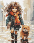 Andriana Kryželiu siuvinėjimo rinkinys &bdquo;Per balas&ldquo; 23x29 cm SANP-74