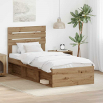 Lova Lovos rėmas Meistrų ąžuolas 75 x 190 cm Kietos pu&scaron;ies mediena