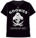 Warner Bros Discovery The Goonies Never Say Die adult t-shirt